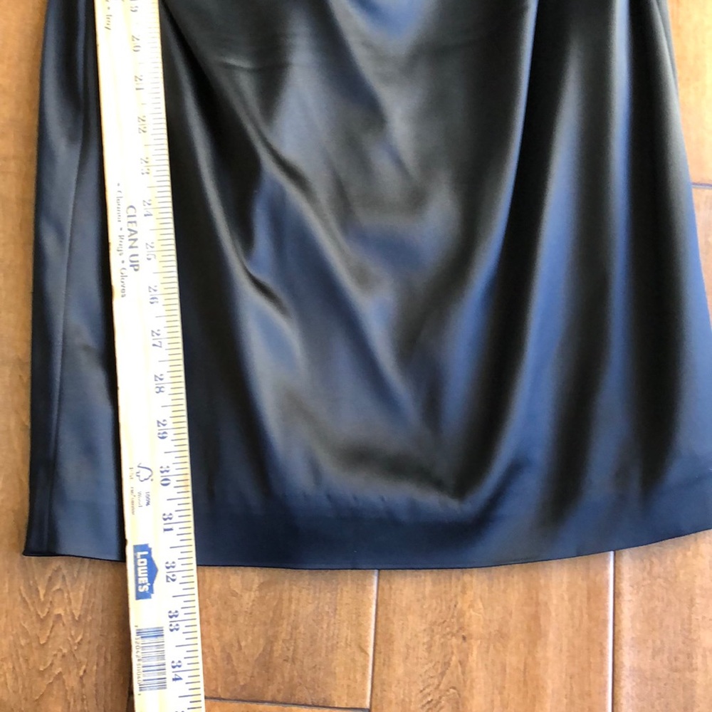 White House Black Market Strapless Satin Dress, 6 - Picture 3 of 6
